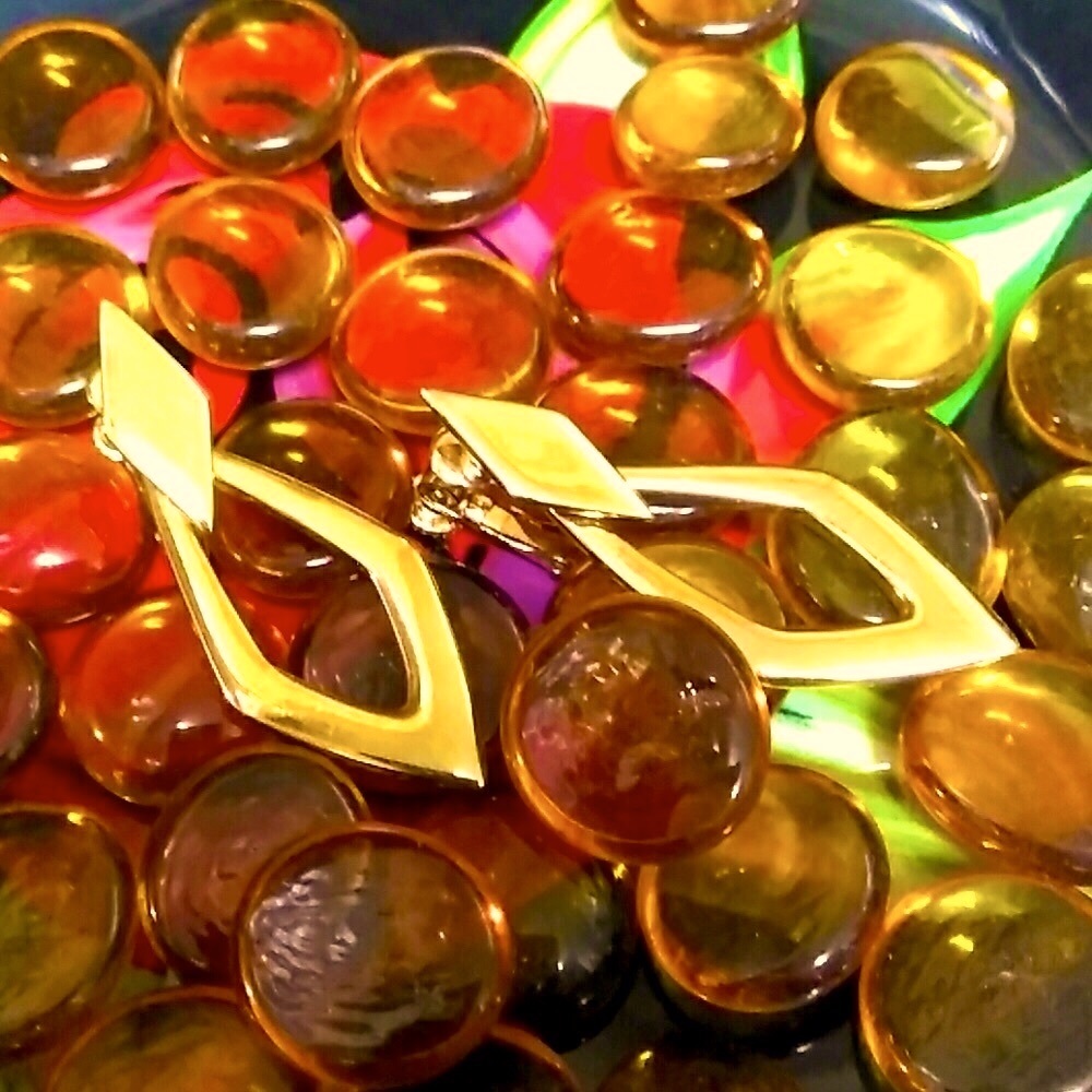 Napier Abstract Triangular Earrings - image 2